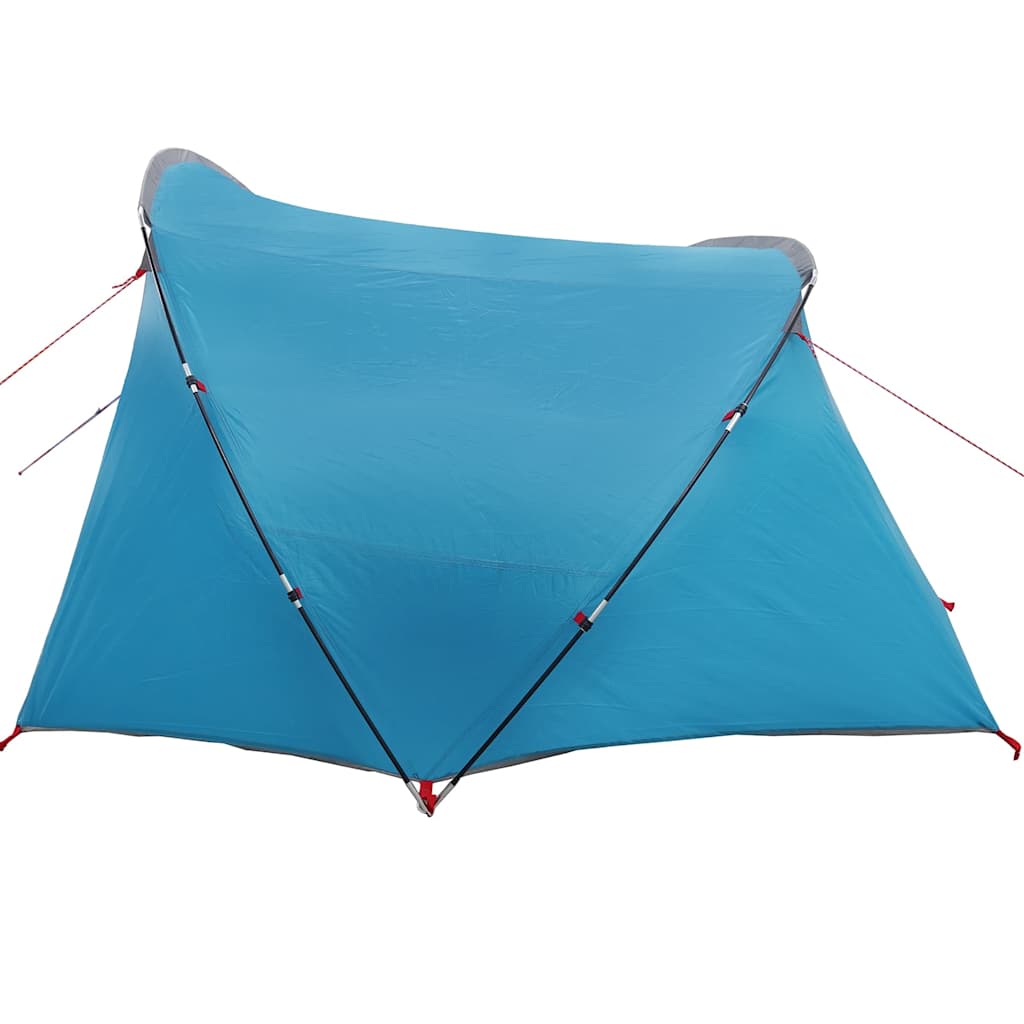 vidaXL Tunnelzelt mit Dach Blau und Grau 318 x 275 x 140 cm