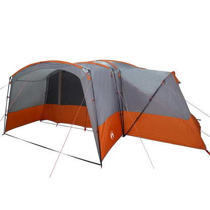 vidaXL Familienzelt mit Dach Grau und Orange 760 x 645 x 230 cm