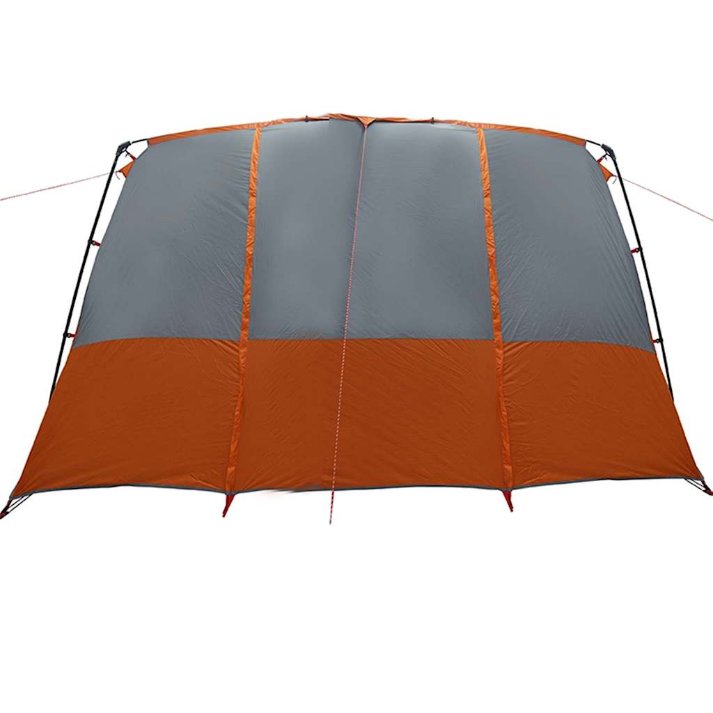 vidaXL Familienzelt mit Dach Grau und Orange 760 x 645 x 230 cm
