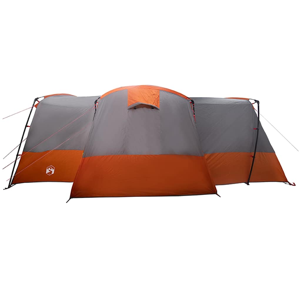 vidaXL Familienzelt mit Dach Grau und Orange 760 x 645 x 230 cm