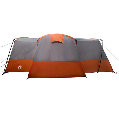 vidaXL Familienzelt mit Dach Grau und Orange 760 x 645 x 230 cm