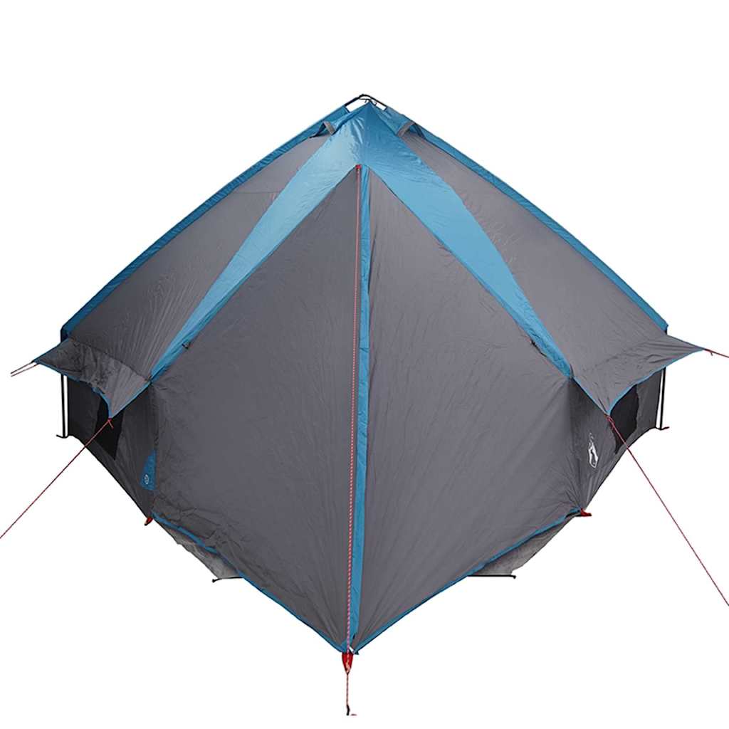 vidaXL Teepee Zelt mit Dach Blau und Grau 490 x 410 x 210 cm