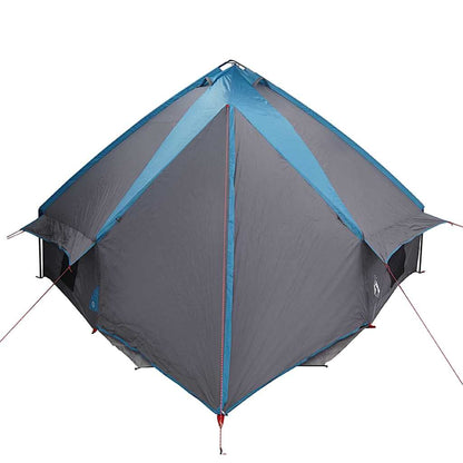 vidaXL Teepee Zelt mit Dach Blau und Grau 490 x 410 x 210 cm