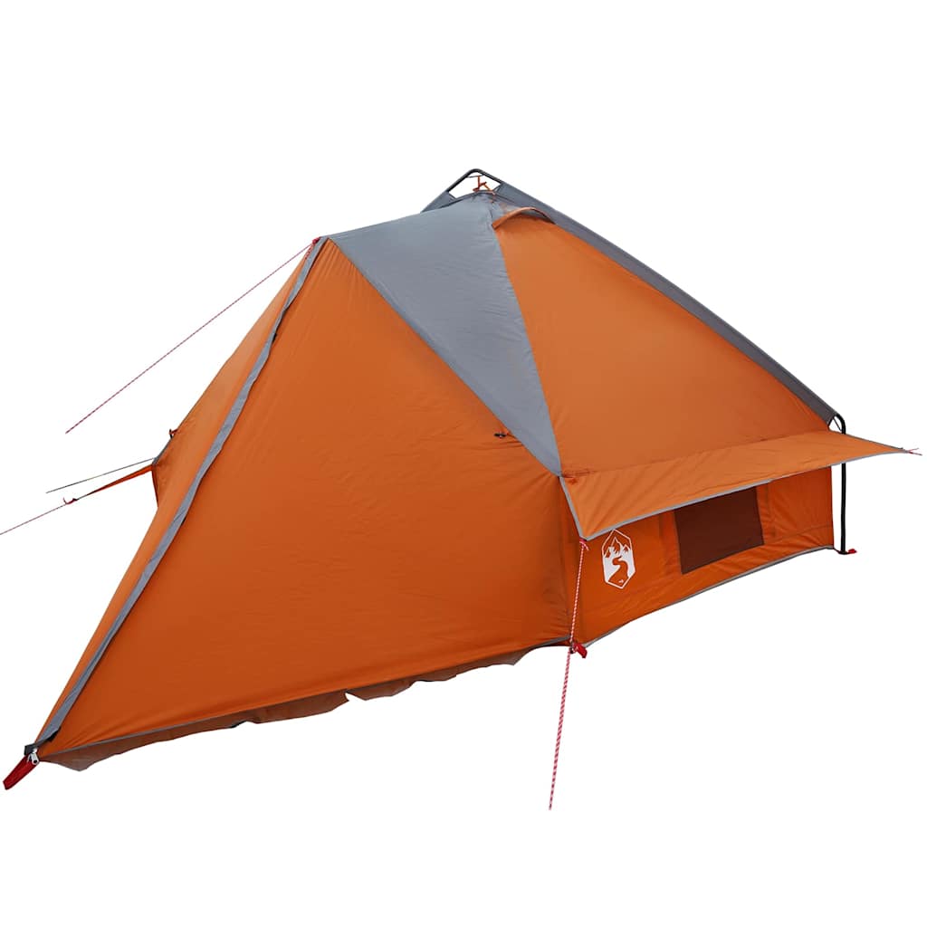 vidaXL Teepee Zelt mit Dach Grau und Orange 490 x 410 x 210 cm