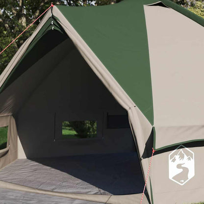 vidaXL Teepee Zelt mit Dach Grün und Grau 490 x 410 x 210 cm