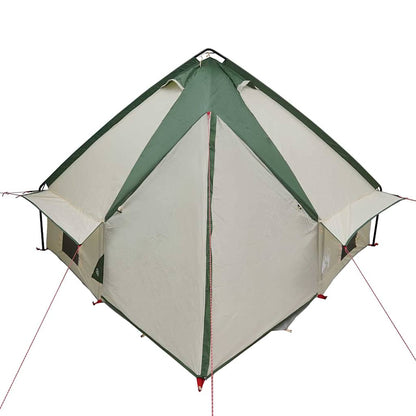 vidaXL Teepee Zelt mit Dach Grün und Grau 490 x 410 x 210 cm