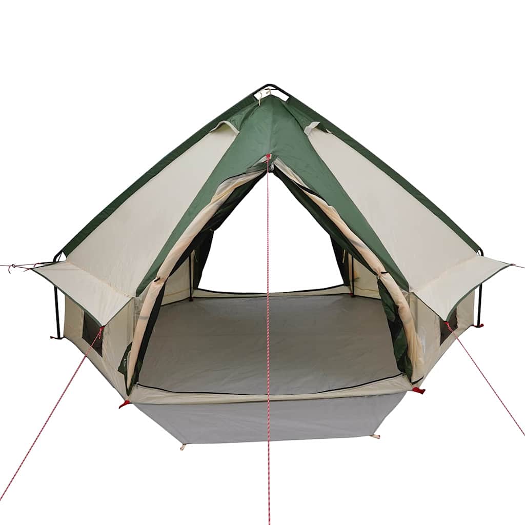 vidaXL Teepee Zelt mit Dach Grün und Grau 490 x 410 x 210 cm