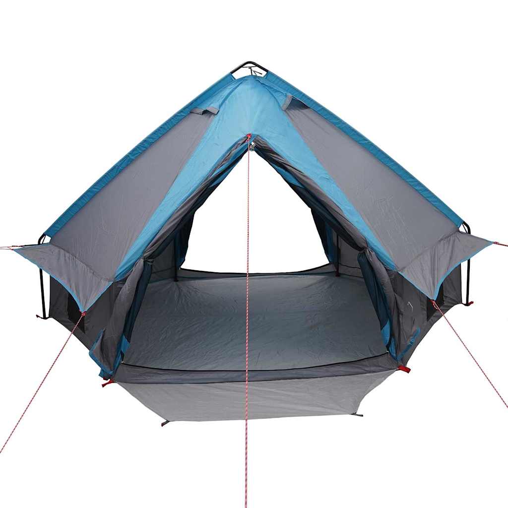 vidaXL Teepee Zelt mit Dach Blau und Grau 490 x 410 x 210 cm