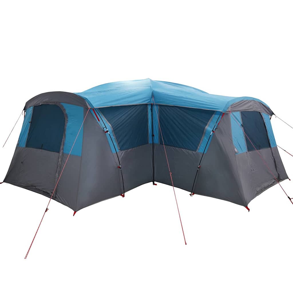 vidaXL Familienzelt mit Dach Blau und Grau 745 x 700 x 217 cm