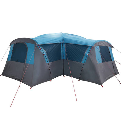 vidaXL Familienzelt mit Dach Blau und Grau 745 x 700 x 217 cm