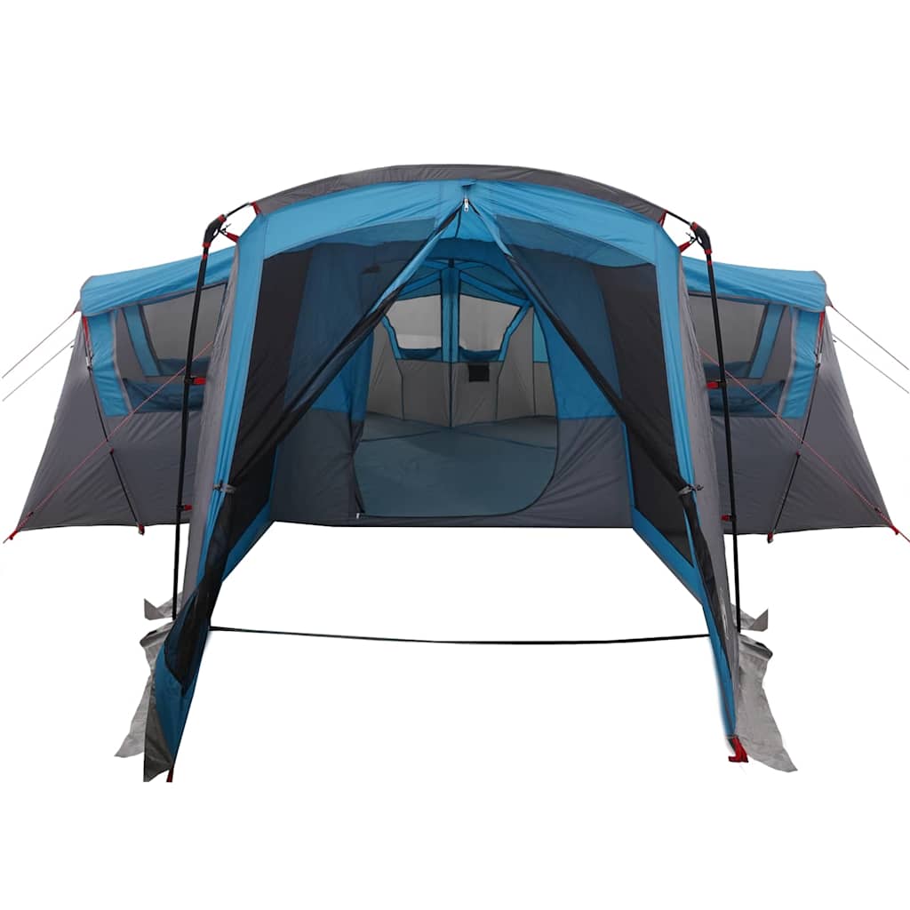vidaXL Familienzelt mit Dach Blau und Grau 745 x 700 x 217 cm