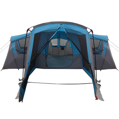 vidaXL Familienzelt mit Dach Blau und Grau 745 x 700 x 217 cm