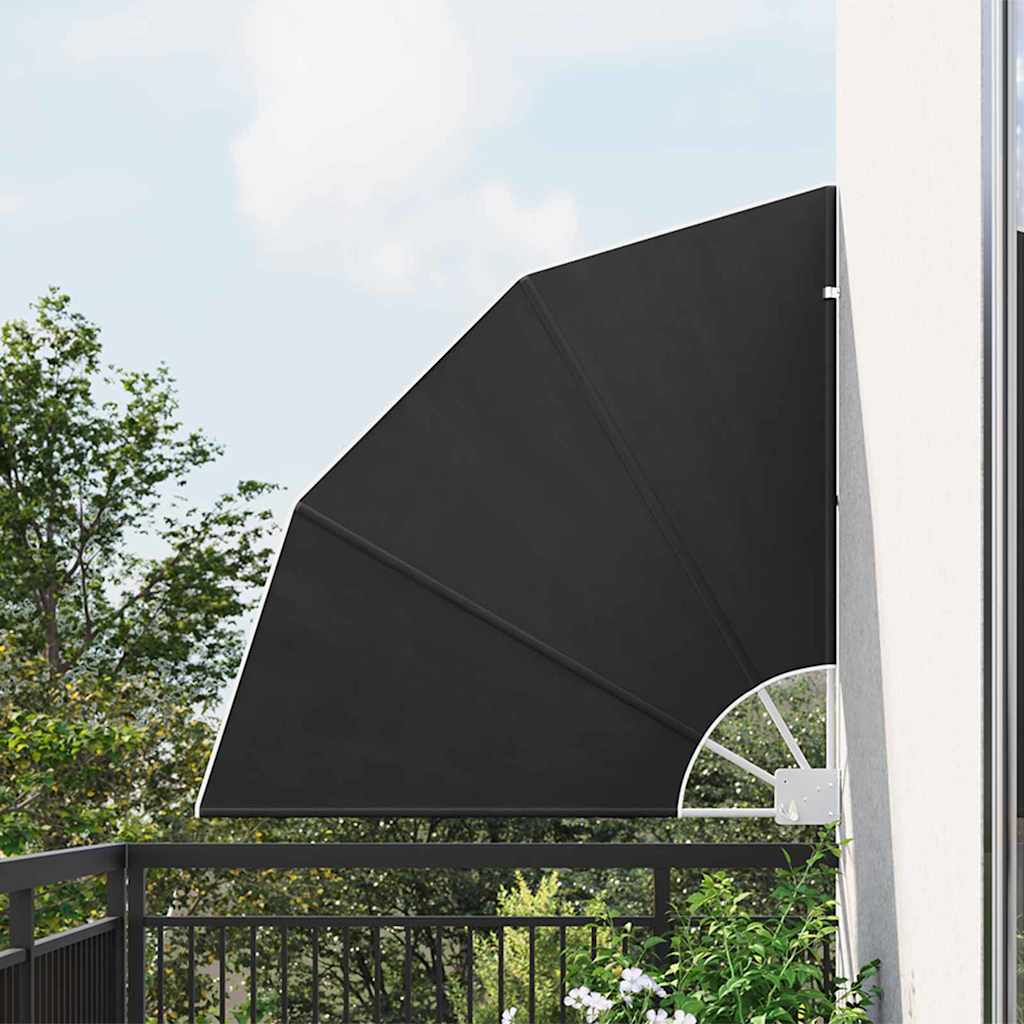 vidaXL Balkon Sichtschutz Anthrazit 115 x 115 cm Polyester