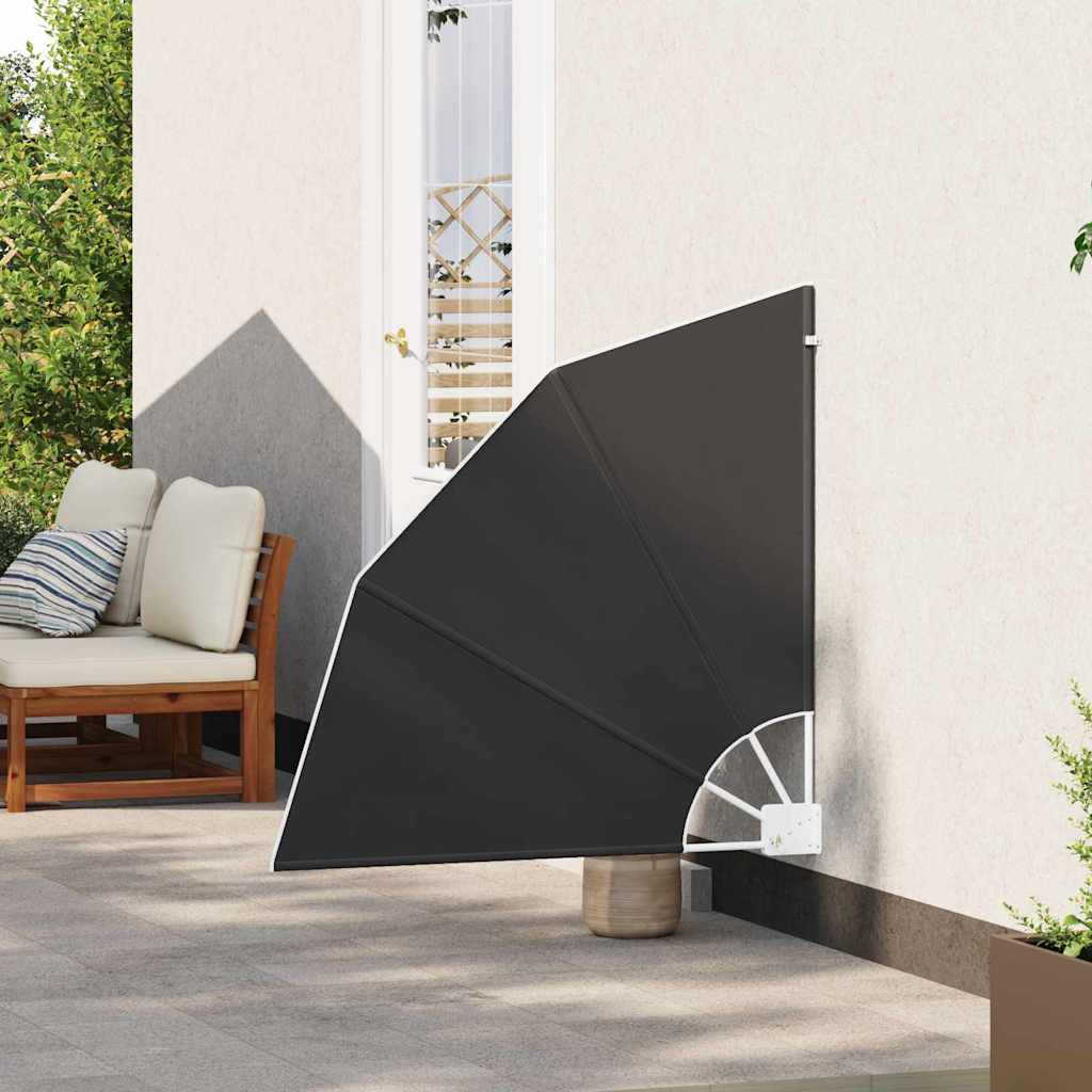 vidaXL Balkon Sichtschutz Anthrazit 115 x 115 cm Polyester