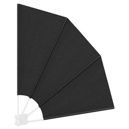 vidaXL Balkon Sichtschutz Anthrazit 115 x 115 cm Polyester