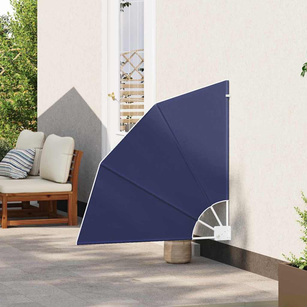 vidaXL Balkon Sichtschutz Marineblau 115 x 115 cm Polyester