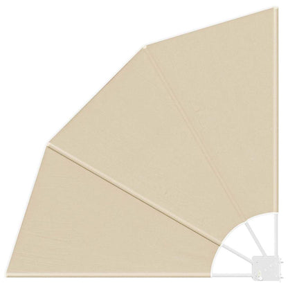 Balkon Sichtschutz Beige 115 x 115 cm Polyester