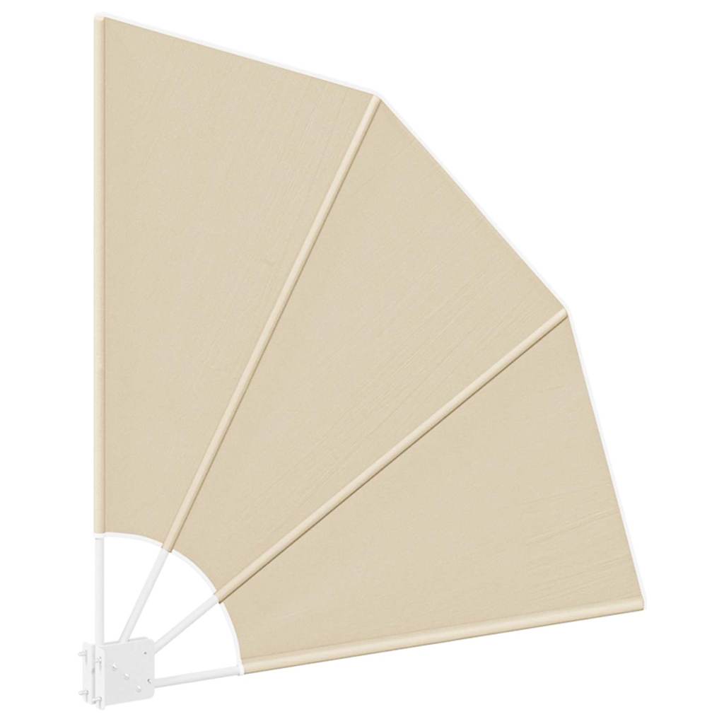 Balkon Sichtschutz Beige 115 x 115 cm Polyester