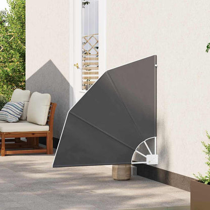 vidaXL Balkon Sichtschutz Schwarz 115 x 115 cm Polyester