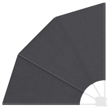 vidaXL Balkon Sichtschutz Schwarz 115 x 115 cm Polyester