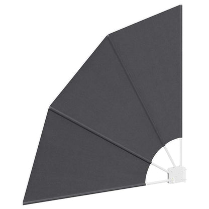 vidaXL Balkon Sichtschutz Schwarz 115 x 115 cm Polyester