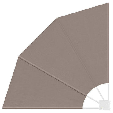 vidaXL Balkon Sichtschutz Taupe 115 x 115 cm Polyester