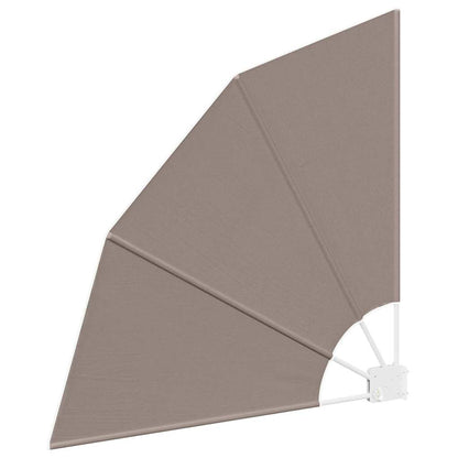 Balkon Sichtschutz Taupe 115 x 115 cm Polyester