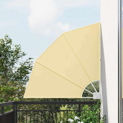 Balkon Sichtschutz Sand 115 x 115 cm Polyester