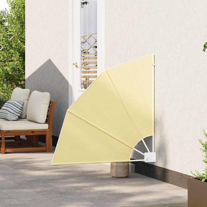 Balkon Sichtschutz Sand 115 x 115 cm Polyester