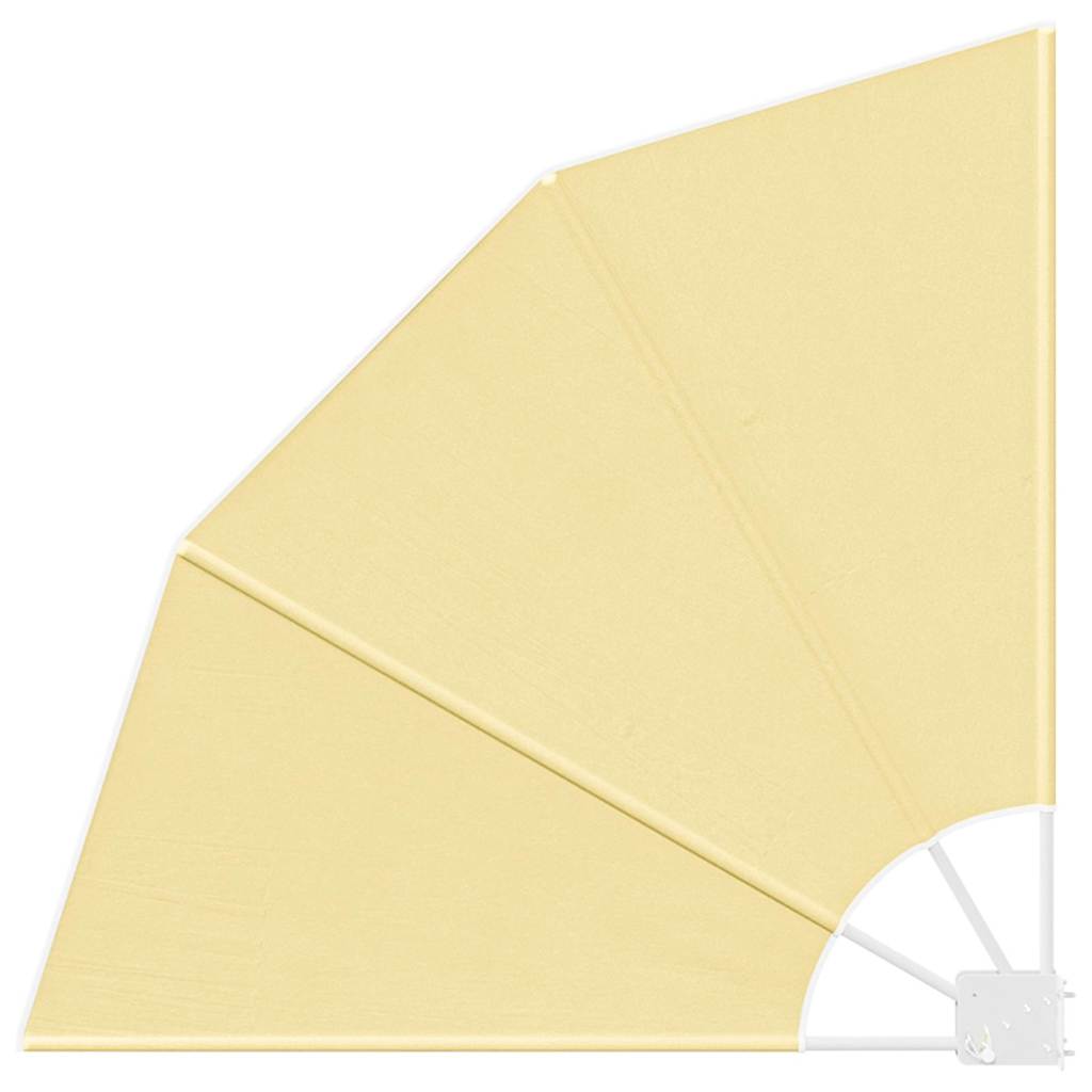 Balkon Sichtschutz Sand 115 x 115 cm Polyester