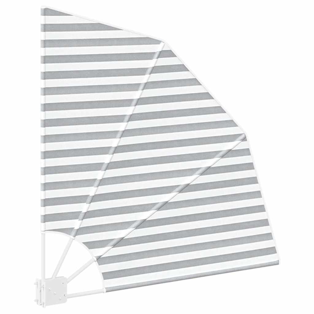 vidaXL Balkon Sichtschutz Anthrazit und Weiß 115 x 115 cm Polyester