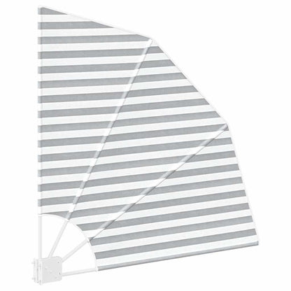 vidaXL Balkon Sichtschutz Anthrazit und Weiß 115 x 115 cm Polyester