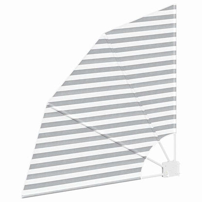 vidaXL Balkon Sichtschutz Anthrazit und Weiß 115 x 115 cm Polyester