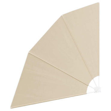 vidaXL Balkon Sichtschutz Beige 160 x 160 cm Polyester