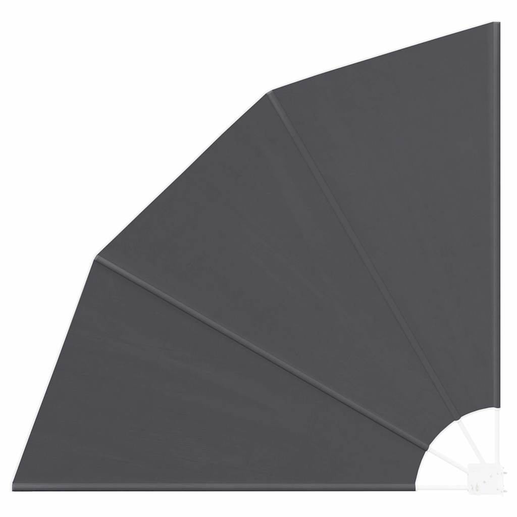 vidaXL Balkon Sichtschutz Schwarz 160 x 160 cm Polyester