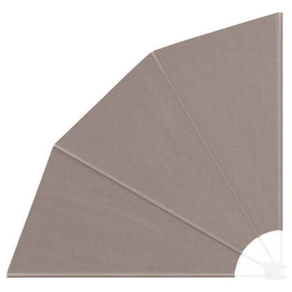 Balkon Sichtschutz Taupe 160 x 160 cm Polyester