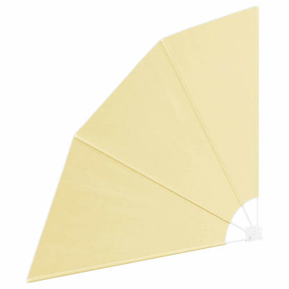 vidaXL Balkon Sichtschutz Sand 160 x 160 cm Polyester