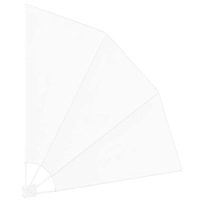 vidaXL Balkon Sichtschutz Weiß 160 x 160 cm Polyester