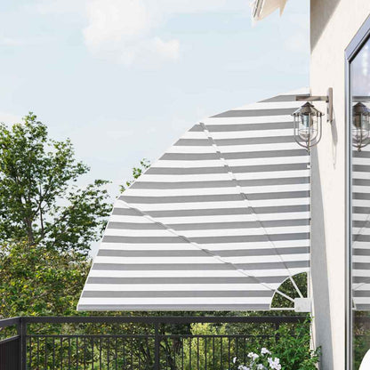 vidaXL Balkon Sichtschutz Anthrazit und Weiß 160 x 160 cm Polyester