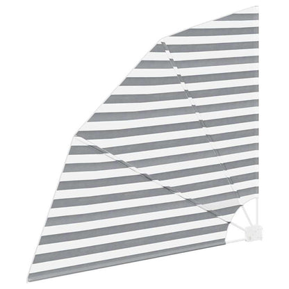 vidaXL Balkon Sichtschutz Anthrazit und Weiß 160 x 160 cm Polyester