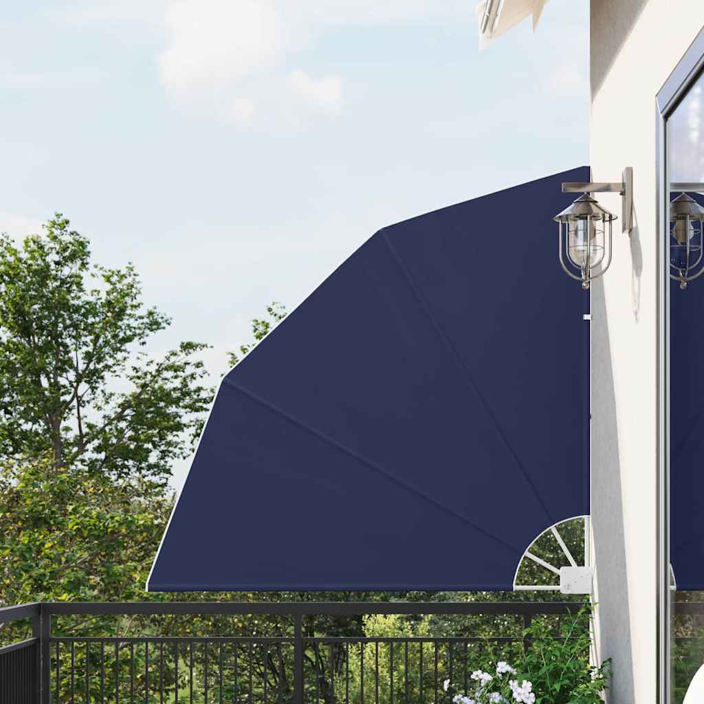 vidaXL Balkon Sichtschutz Marineblau 140 x 140 cm Polyester
