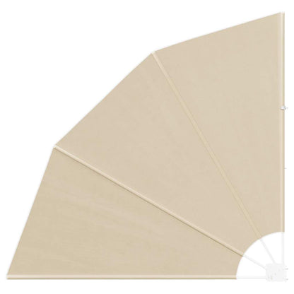 Balkon Sichtschutz Beige 140 x 140 cm Polyester