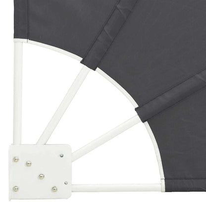 vidaXL Balkon Sichtschutz Schwarz 140 x 140 cm Polyester