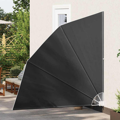 vidaXL Balkon Sichtschutz Anthrazit 210 x 210 cm Polyester