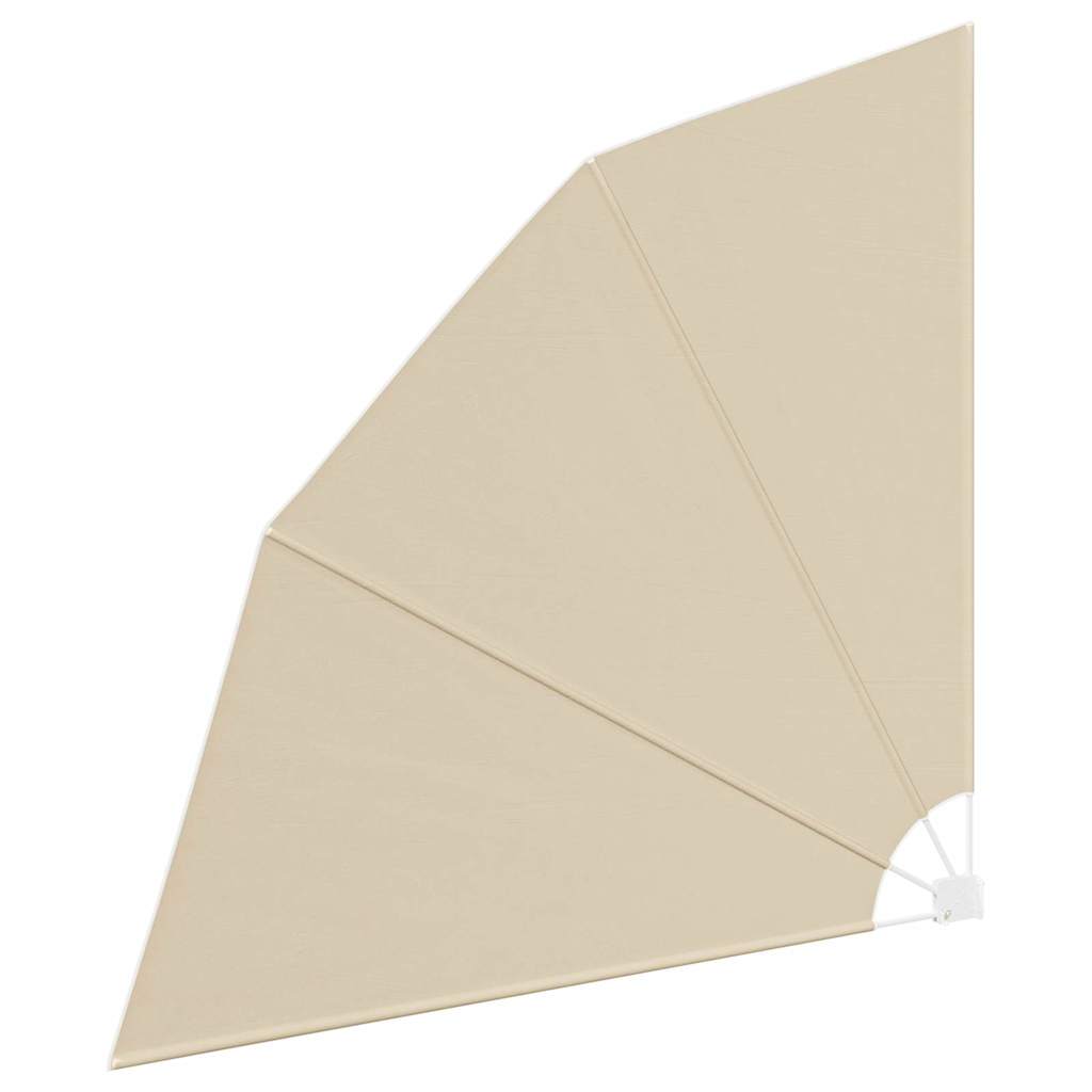vidaXL Balkon Sichtschutz Beige 210 x 210 cm Polyester
