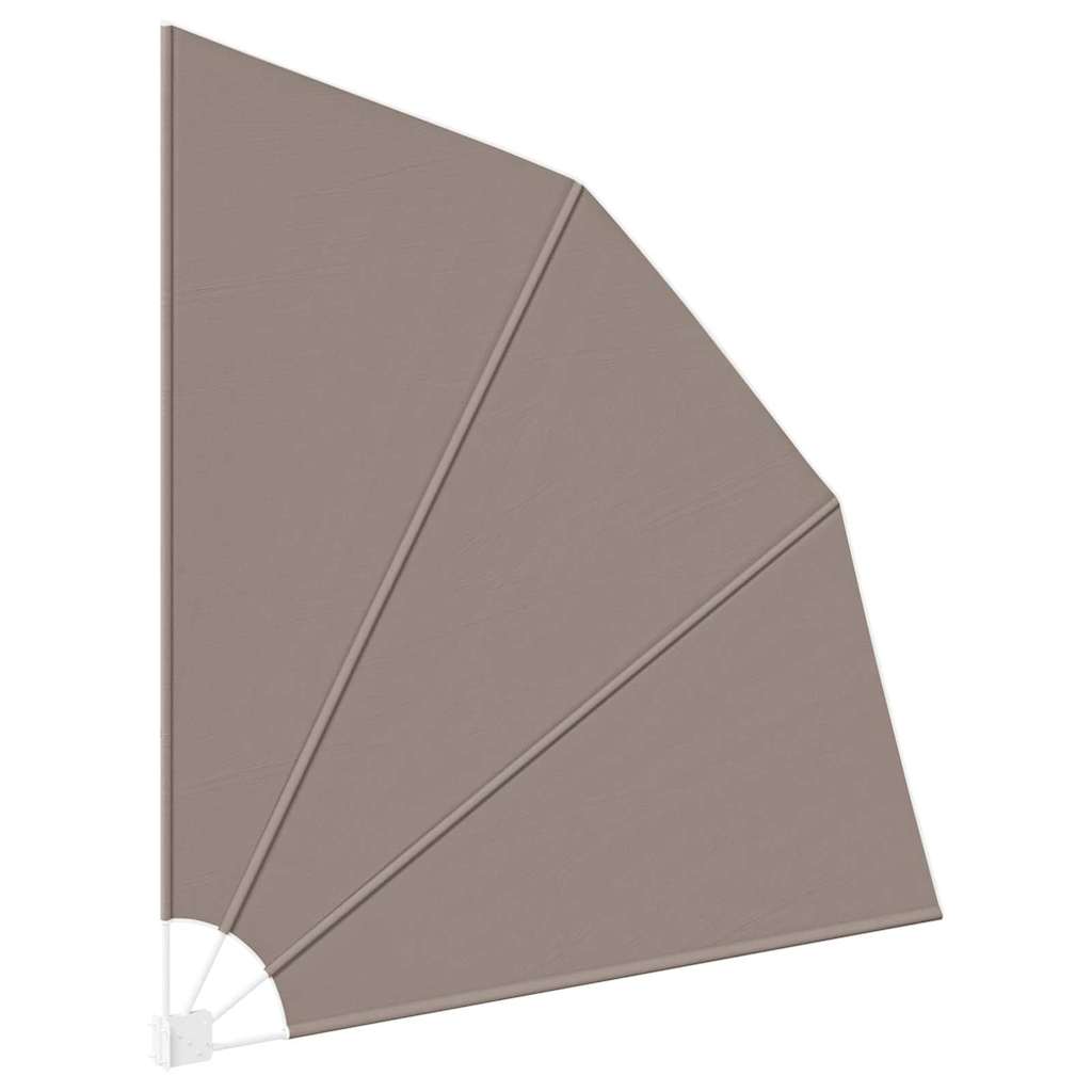 Balkon Sichtschutz Taupe 210 x 210 cm Polyester