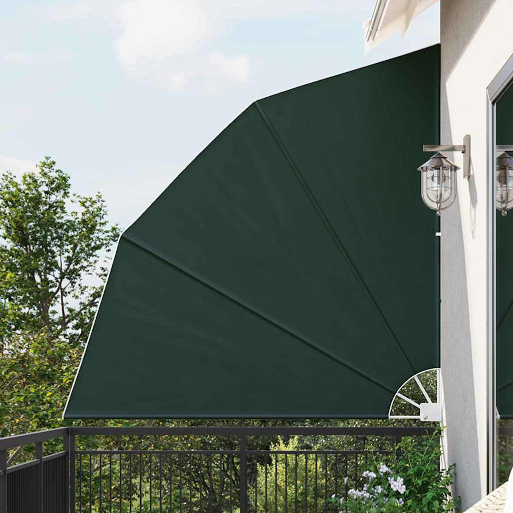 vidaXL Balkon Sichtschutz Dunkelgrün 210 x 210 cm Polyester
