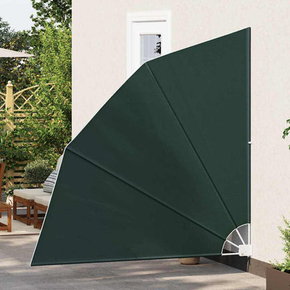vidaXL Balkon Sichtschutz Dunkelgrün 210 x 210 cm Polyester