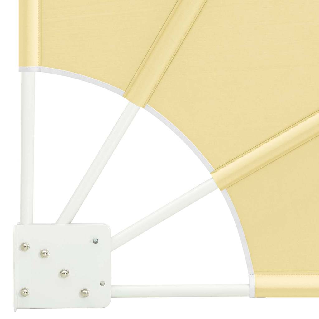 vidaXL Balkon Sichtschutz Sand 210 x 210 cm Polyester