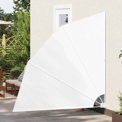 vidaXL Balkon Sichtschutz Weiß 210 x 210 cm Polyester
